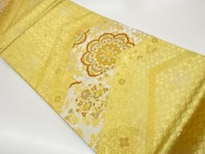 佐賀錦華紋花鳥に変わり菱模様織出し袋帯